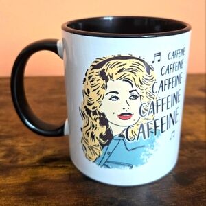 Dolly Parton Pop Art Caffeine Ceramic Mug